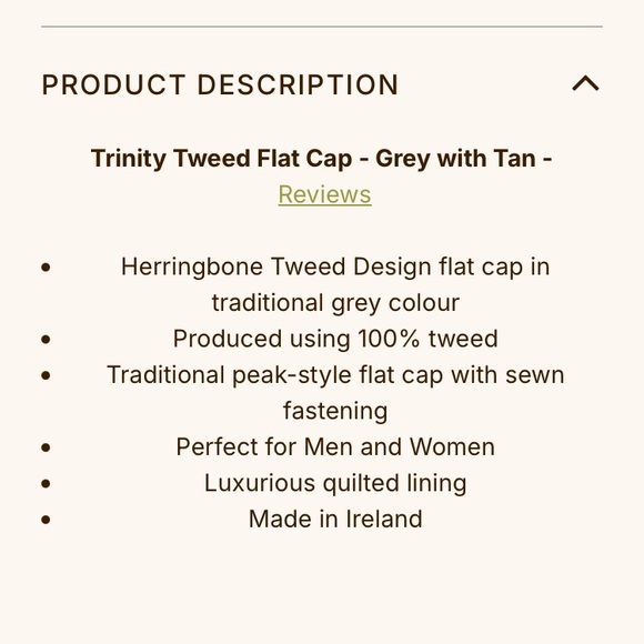 Trinity Tweed Flat Cap - Picture 4 of 5